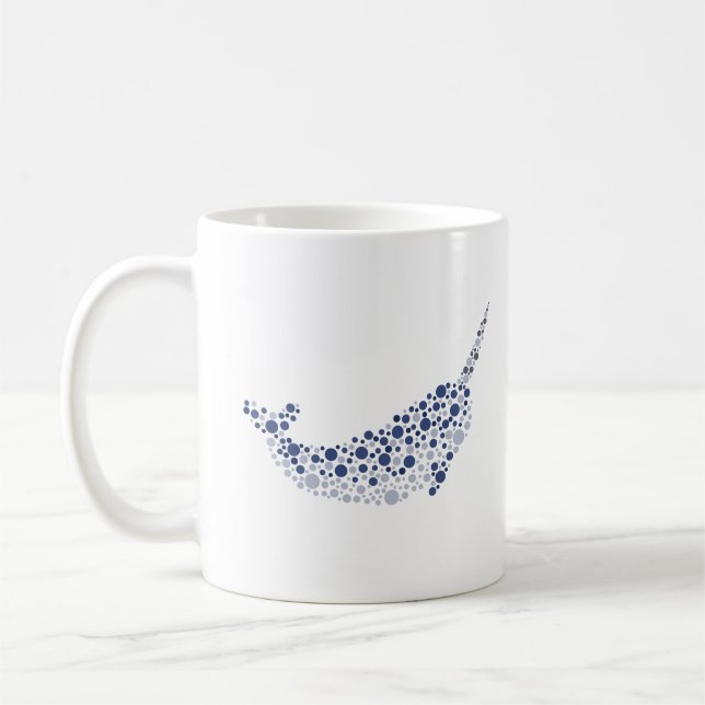 Mug Narval En Points (Gauche)