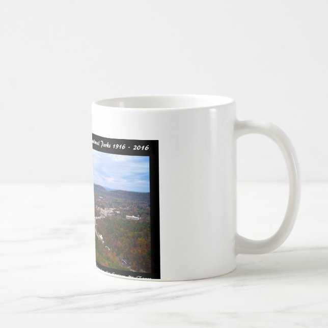 Mug National Park Anniversary Hot Springs Vue d'automn (Droite)