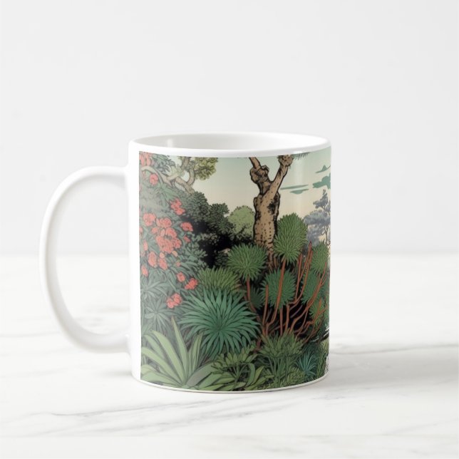 Mug Nature, camping, flore, fleurs, plantes (Gauche)