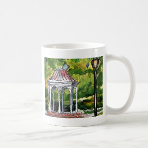 Mug nature de jardin de peinture d'aquarelle de