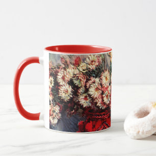 Mug Nature morte avec Chrysanthèmes par Claude Monet