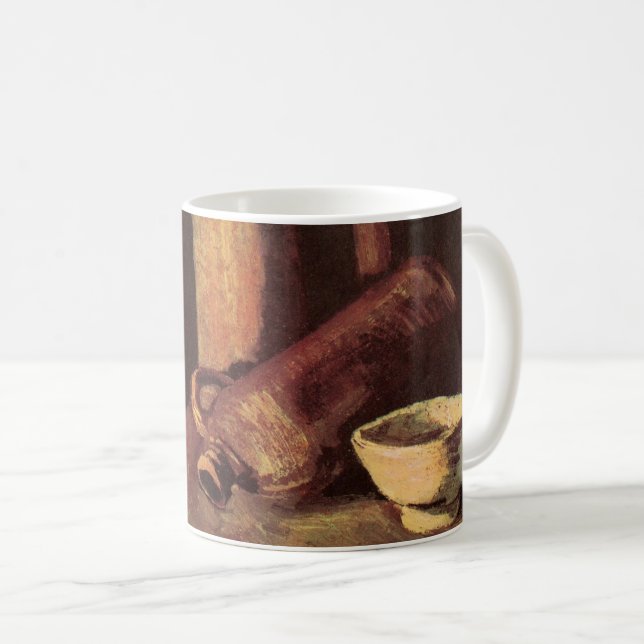 Mug Nature morte de 4 bouteilles de pierre par Vincent (Devant droit)