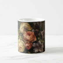 Nature morte de roses et de liserons par Roosenboo