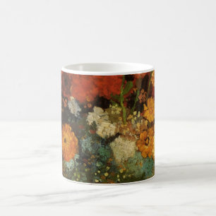 Mug Nature morte Vase avec Zinnias par Vincent van Gog