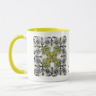 Mug Nature personnalisée & amateur de café avec initia