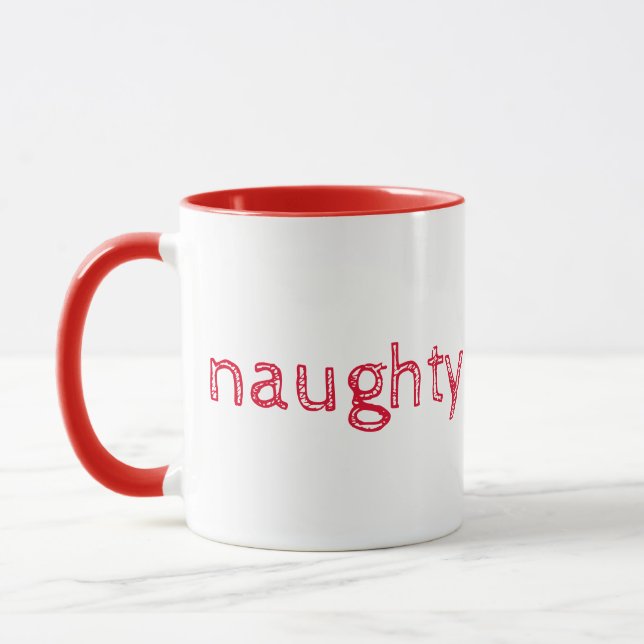 Mug Naughty et Nice (Gauche)