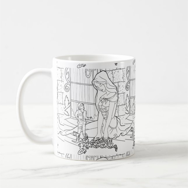 Mug Naughty Ever After : Jack et Beanstalk (Gauche)