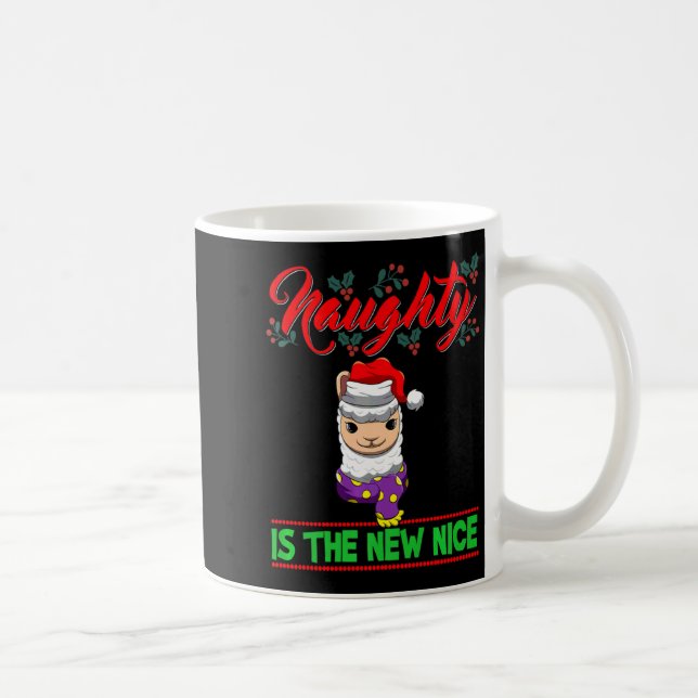 Mug Naughty Is The New Nice Christmas Santa Xmas Premi (Droite)