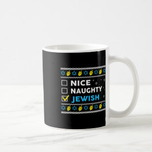 Mug Naughty Jewish Ugly Hanukkah Sweater Chanukah