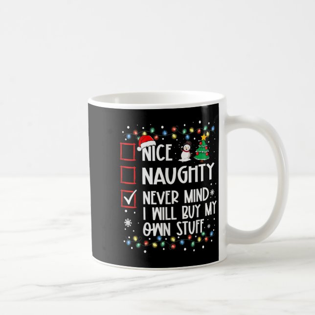 Mug Naughty Never Mind (Droite)