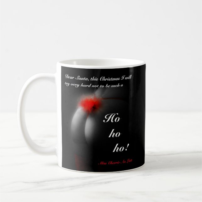 Mug Naughty Père Noël Noël Noël Noël Noël Fantaisie Bl (Gauche)