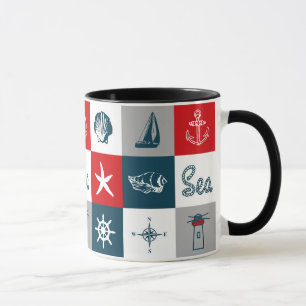 Mug Nautical themed design