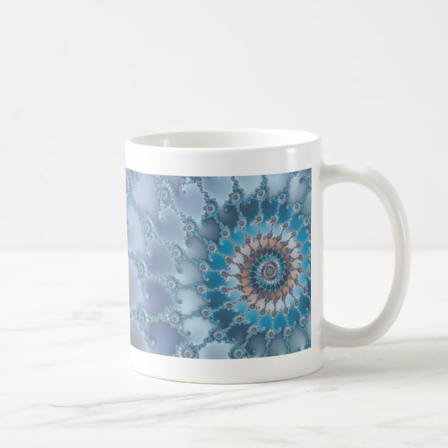Mug Nautilus - art de fractale (Droite)