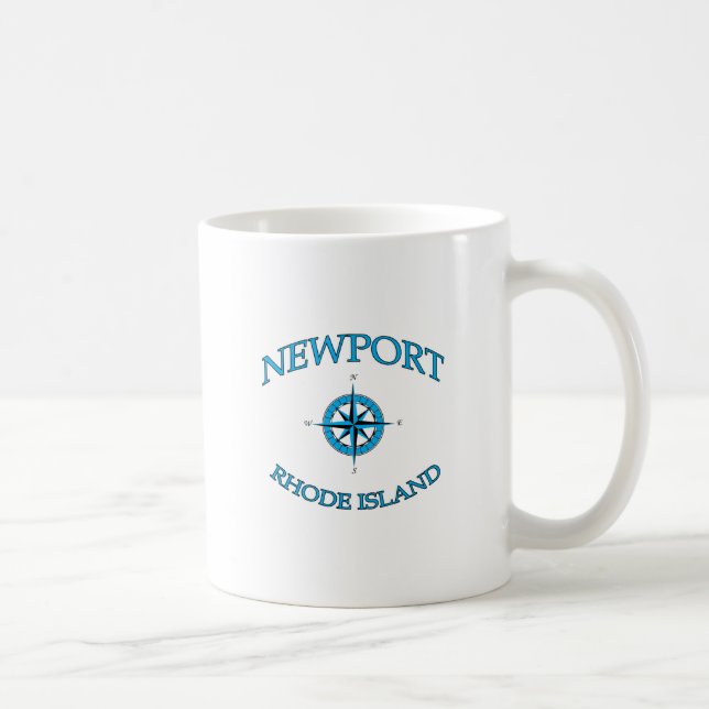 Mug Nautique de l'île Newport Rhode (Droite)