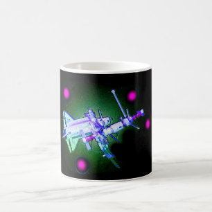 Mug Navette spatiale et gare