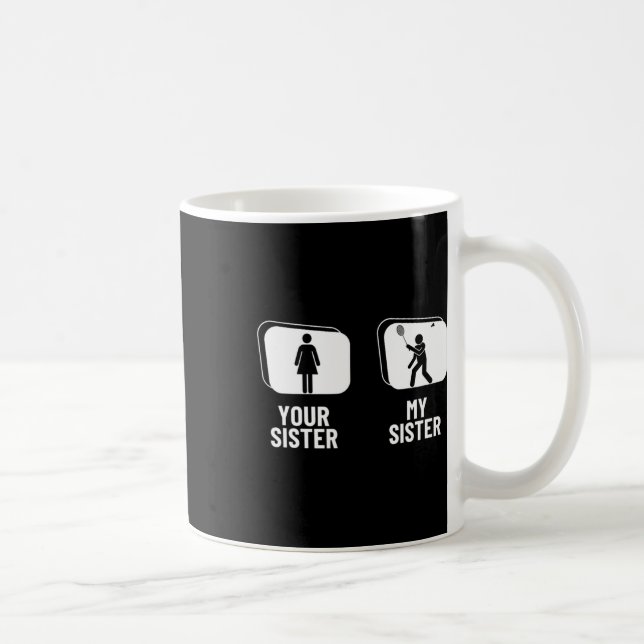 Mug Navette Ta Soeur Ma Soeur Frère Drôle Drôle (Droite)