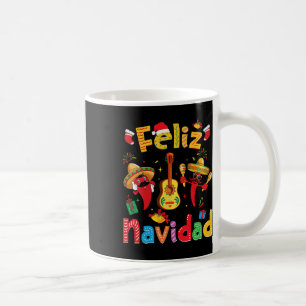 Mug Navidad Mexican Fiesta Hot Pepper Guitare Partie N