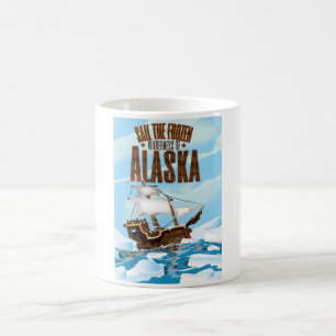 Mug Naviguer dans la nature gelée de l'Alaska