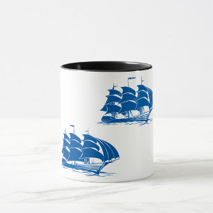 Mug Navire à voile vintage Clipper océanique marine