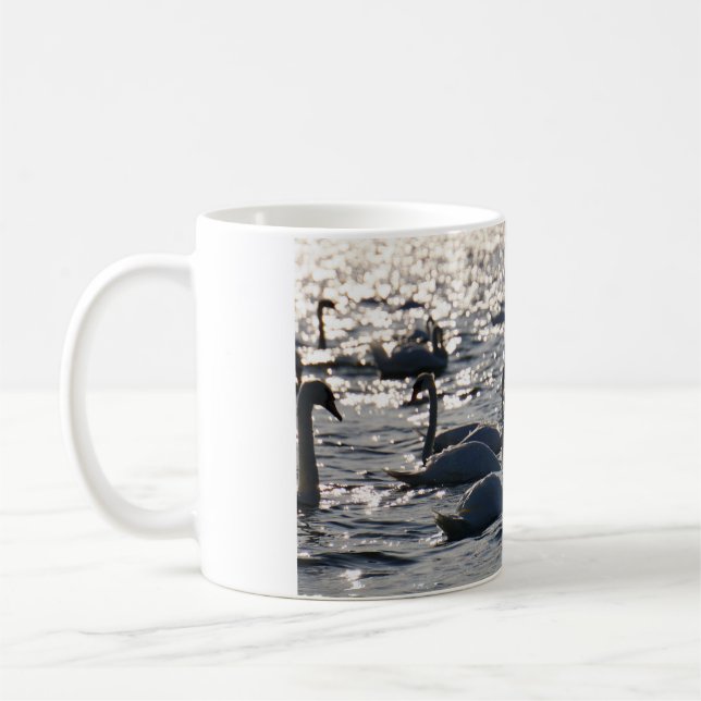 Mug Navires en groupe sur l'eau avec glissement (Gauche)