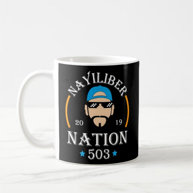 Mug Nayib Bukele Nayiliber Nation 503 El Salvador (Gauche)