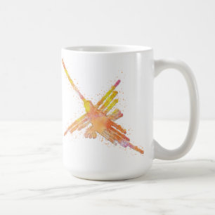 Mug Nazca Lines Hummingbird Aquarelle Imprimer