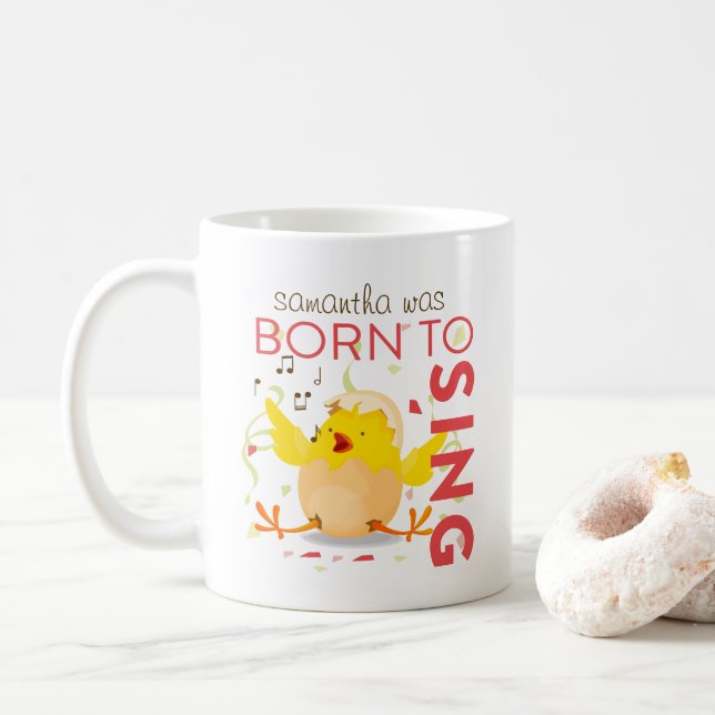 Mug Né À Ching Chick (Avec donut)