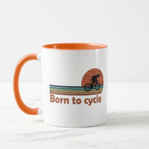 Mug Né à cycle vintage