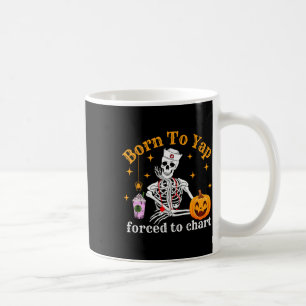 Mug Né À Yap Forcé À Graphiquer Squelette Café Chute H