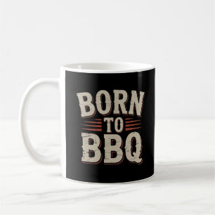 Mug Né au barbecue - Funny Vintage Grill Master