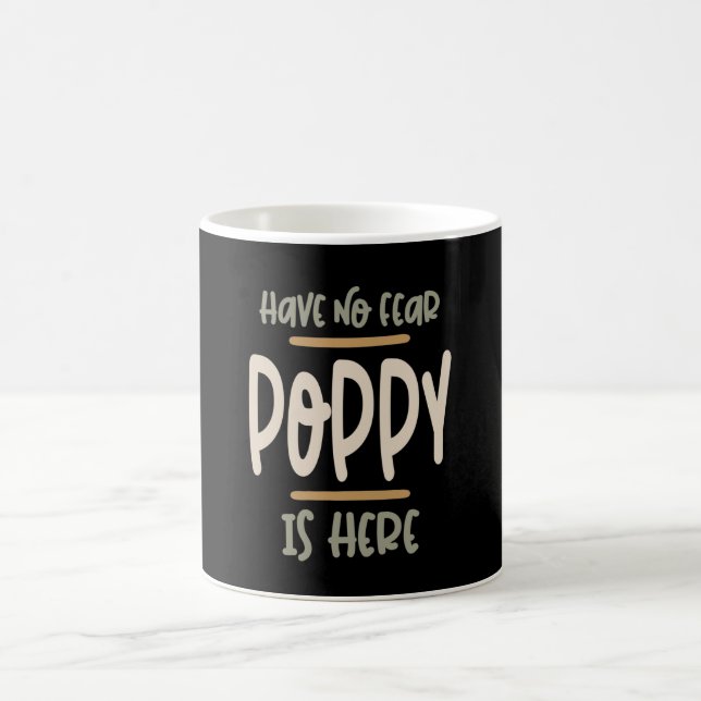 Mug Ne craignez pas le pavot est là - Père et grand-pè (Centre)