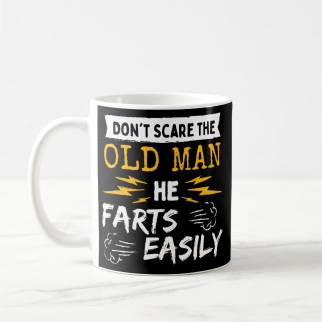 Mug Ne craignez pas le vieil homme qu'il pèche facilem (Gauche)