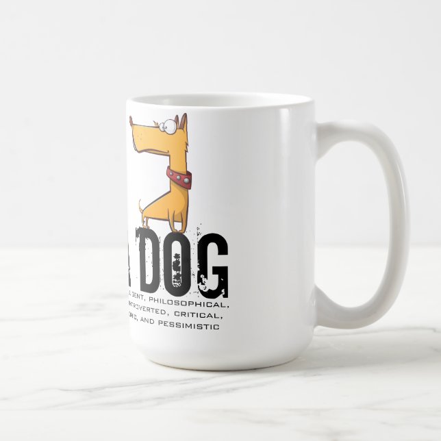 Mug Né dans l'année du chien (Droite)