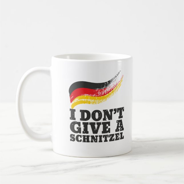Mug Ne donnez pas Schnitzel drapeau allemand Oktoberfe (Gauche)