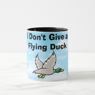 Mug Ne donnez pas un canard volant drôle
