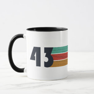 Mug né en 1943 anniversaire vintage