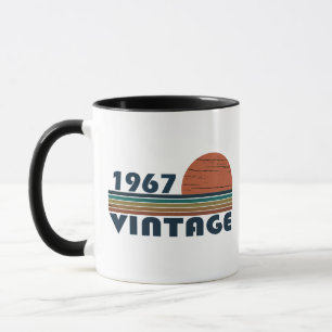 Mug Né en 1967 cadeau d'anniversaire vintage