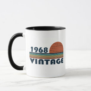 Mug Né en 1968 anniversaire vintage