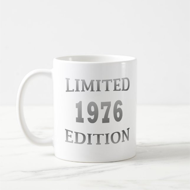 Mug né en 1976 anniversaire édition limitée (Gauche)