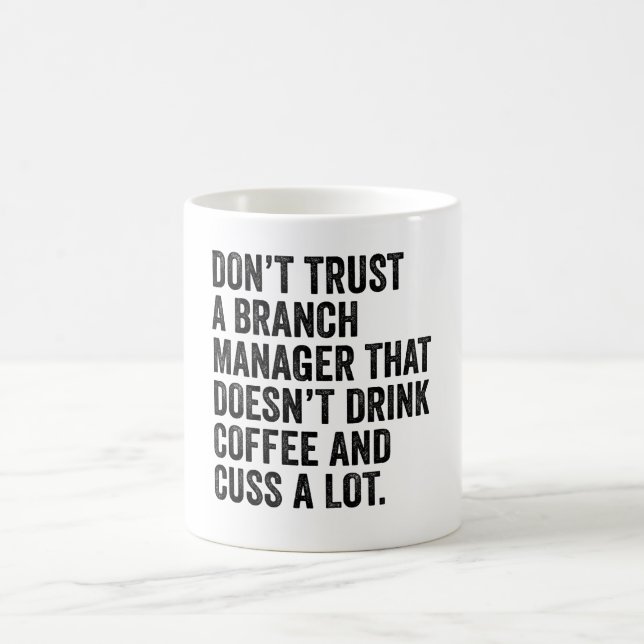 Mug Ne faites pas confiance à un responsable de succur (Centre)