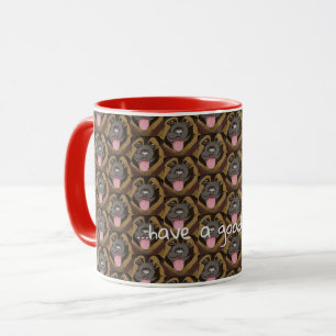 Mug Ne jamais abandonner berger allemand