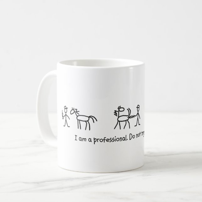 Mug Ne jugez pas ce à la maison professionnel (Devant gauche)