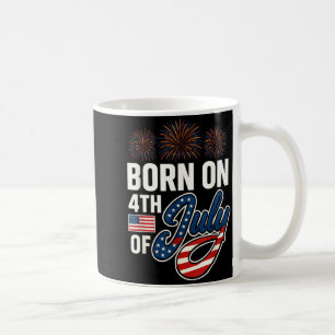 Mug Né le 4 juillet 4 juillet Anniversaire