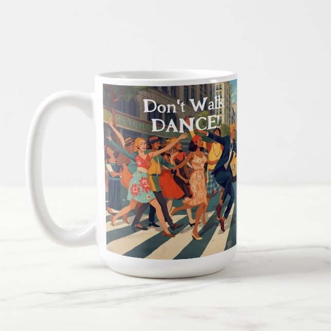 Mug Ne marchez pas DANSE ! (Gauche)