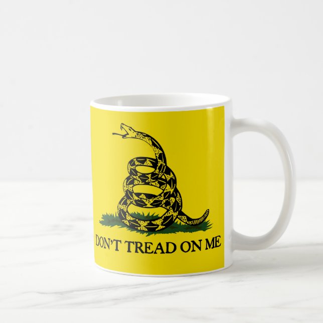 Mug Ne marchez pas sur le drapeau de -Gadsden (Droite)