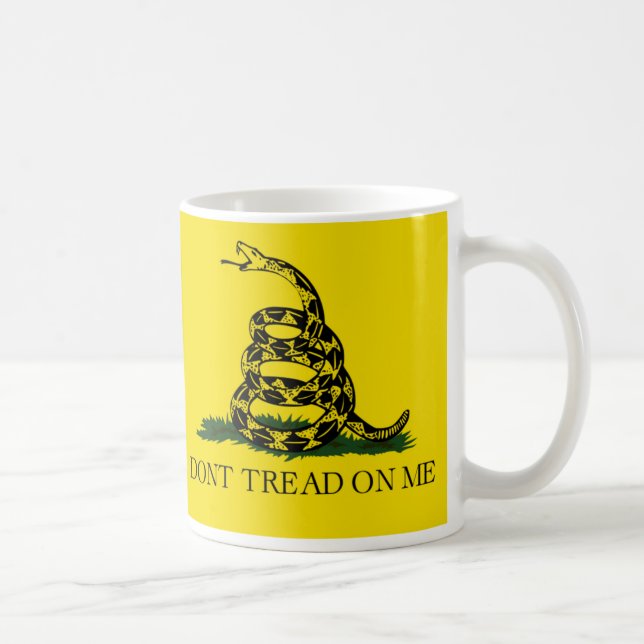 Mug NE MARCHEZ PAS SUR MOI, le drapeau de Gadsden (Droite)