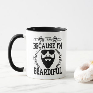 Mug Ne me déteste pas parce que je suis Beardiful Amou