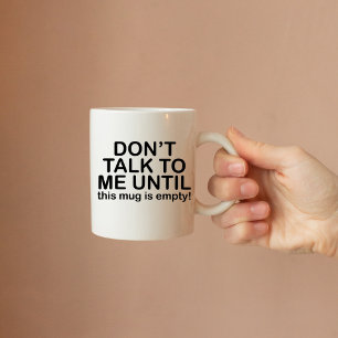 Mug Ne me parle pas avant, Amoureux du café drôle