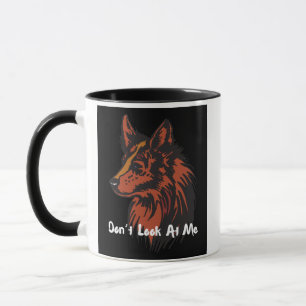 Mug Ne me regarde pas   Musique d'attitude du loup sol