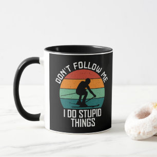 Mug Ne me suivez pas Je fais des choses stupides Amate